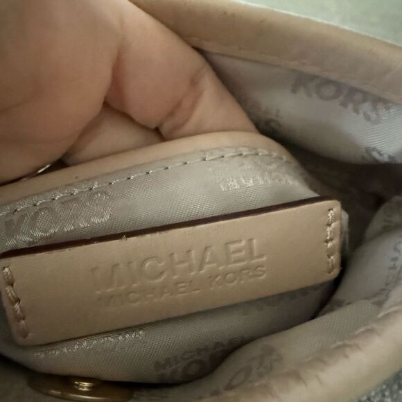 Michael Kors Crossbody Small Travel Bag in Brown and Tan Classic Logo - Picture 5 of 12